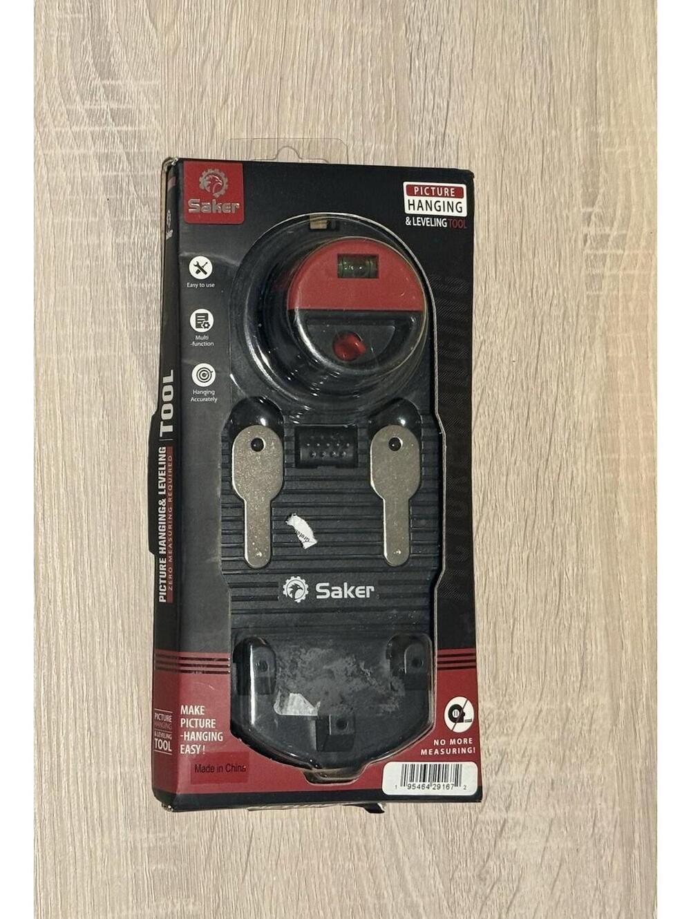 Saker Picture Hanging & Leveling Tool Kit Brand New In Unopened Box